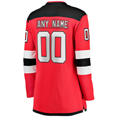 New Jersey Devils Fanatics Women's Home Breakaway Custom Jersey Discount