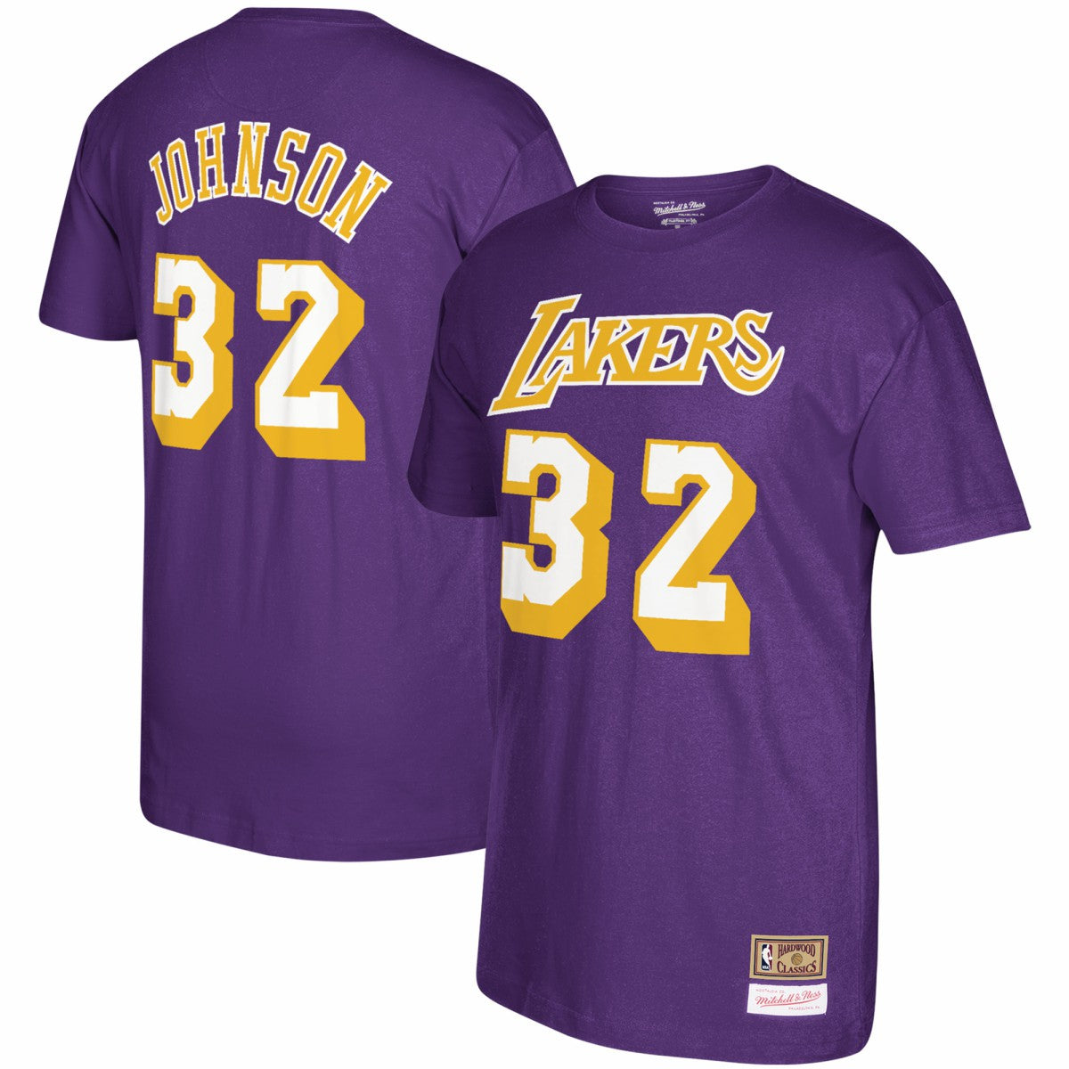 Magic Johnson Los Angeles Lakers Hardwood Classics Name & Number T-Shirt Discount