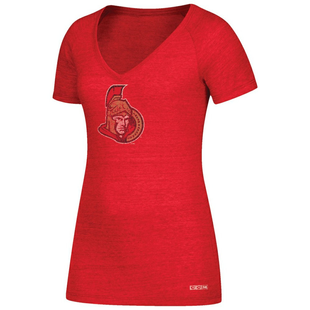 Derick Brassard Ottawa Senators CCM Women's Name & Number V-Neck T-Shirt Online