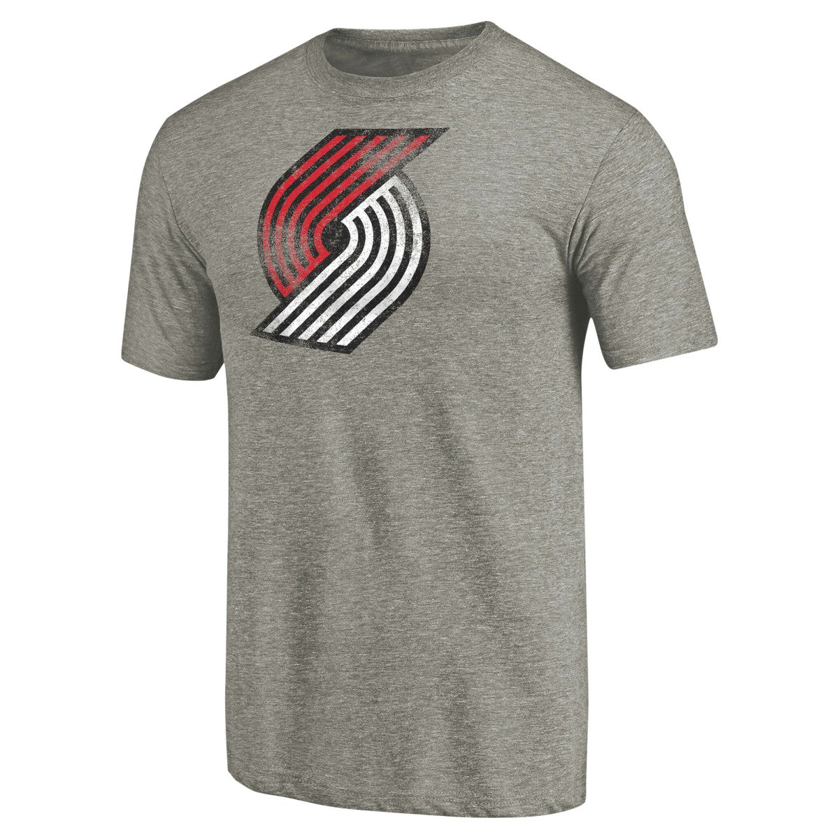 Portland Trail Blazers Distressed Team Logo Tri-Blend T-Shirt Discount