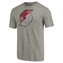 Portland Trail Blazers Distressed Team Logo Tri-Blend T-Shirt Discount