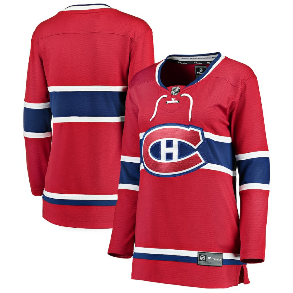 Montreal Canadiens Fanatics Women's Home Breakaway Jersey On Sale