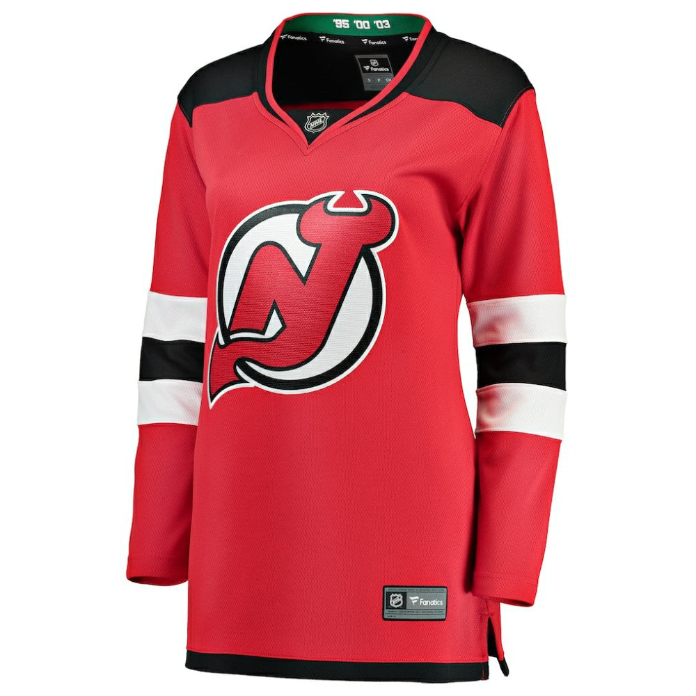New Jersey Devils Fanatics Women's Home Breakaway Jersey Outlet