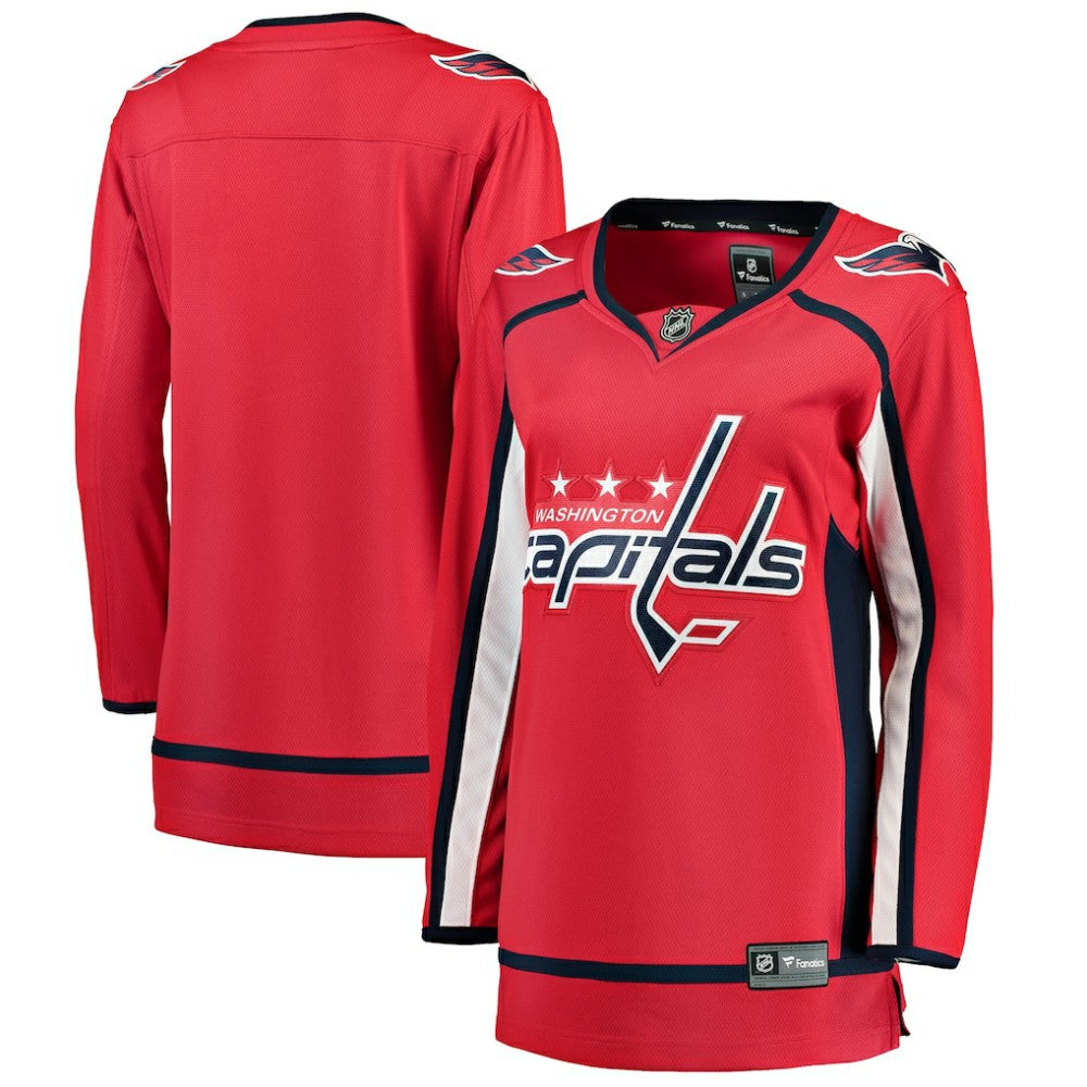 Washington Capitals Fanatics Women's Home Breakaway Jersey On Sale