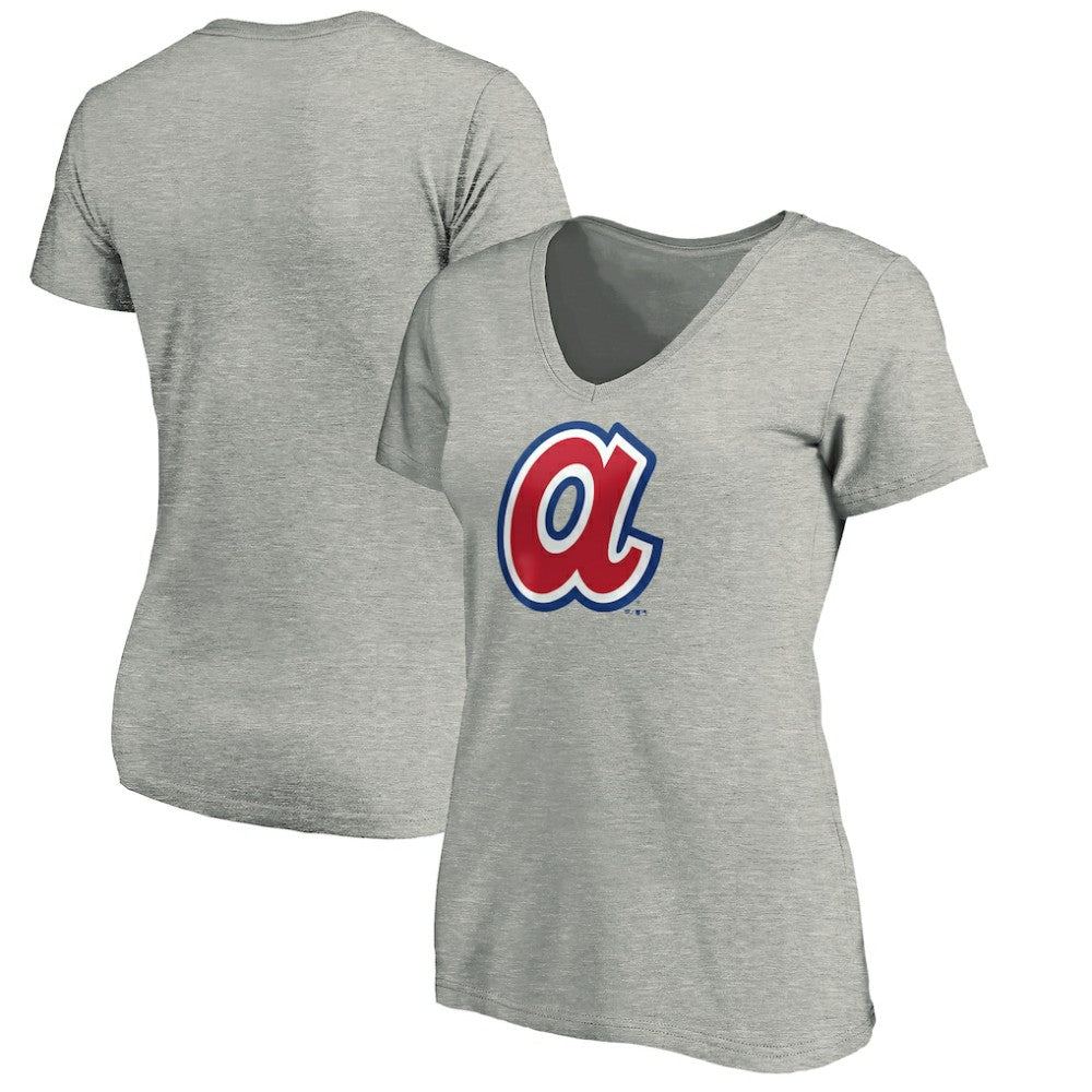 Atlanta Braves Women's Forbes V-Neck T-Shirt | MLB Online