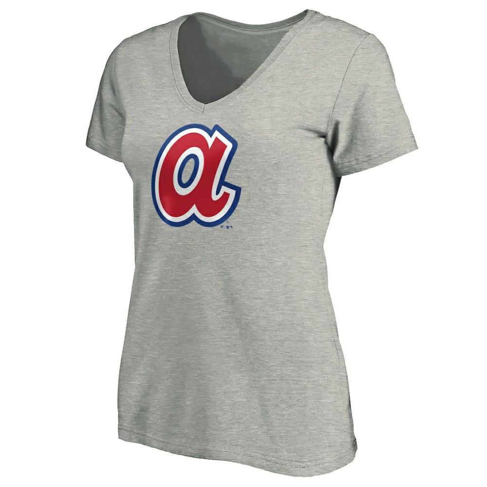 Atlanta Braves Women's Forbes V-Neck T-Shirt | MLB Online