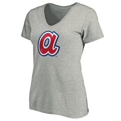 Atlanta Braves Women's Forbes V-Neck T-Shirt | MLB Online