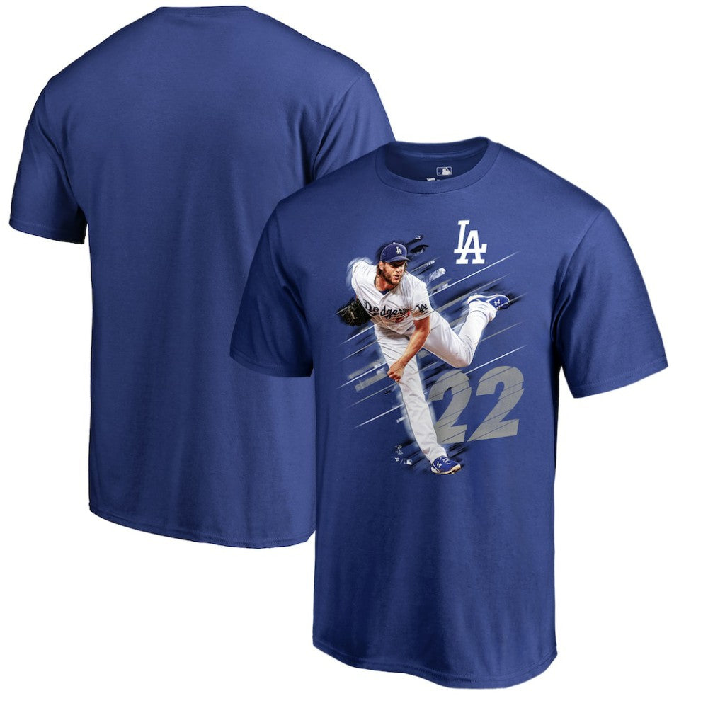 Clayton Kershaw Los Angeles Dodgers Fade Away T-Shirt | MLB Sale