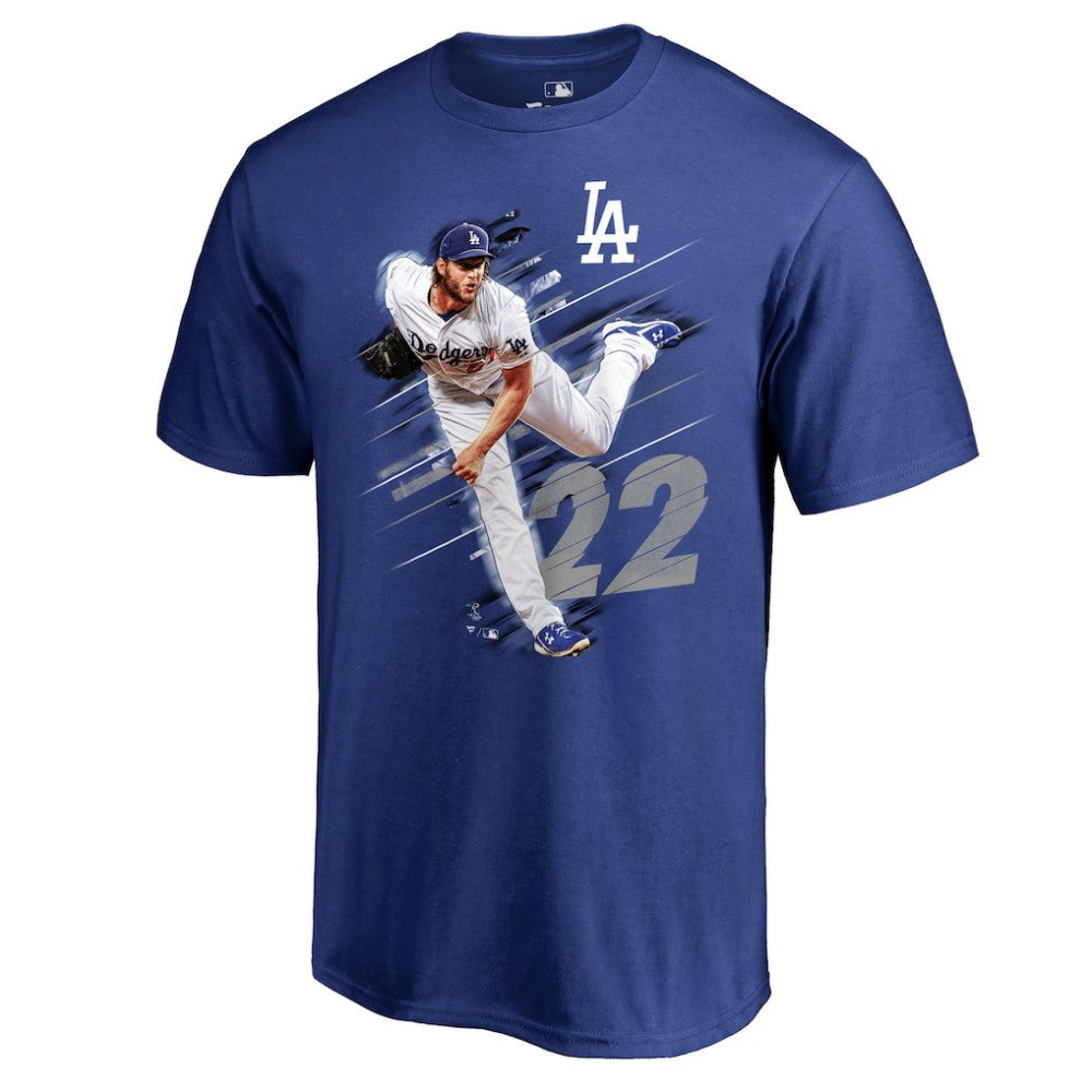 Clayton Kershaw Los Angeles Dodgers Fade Away T-Shirt | MLB Sale