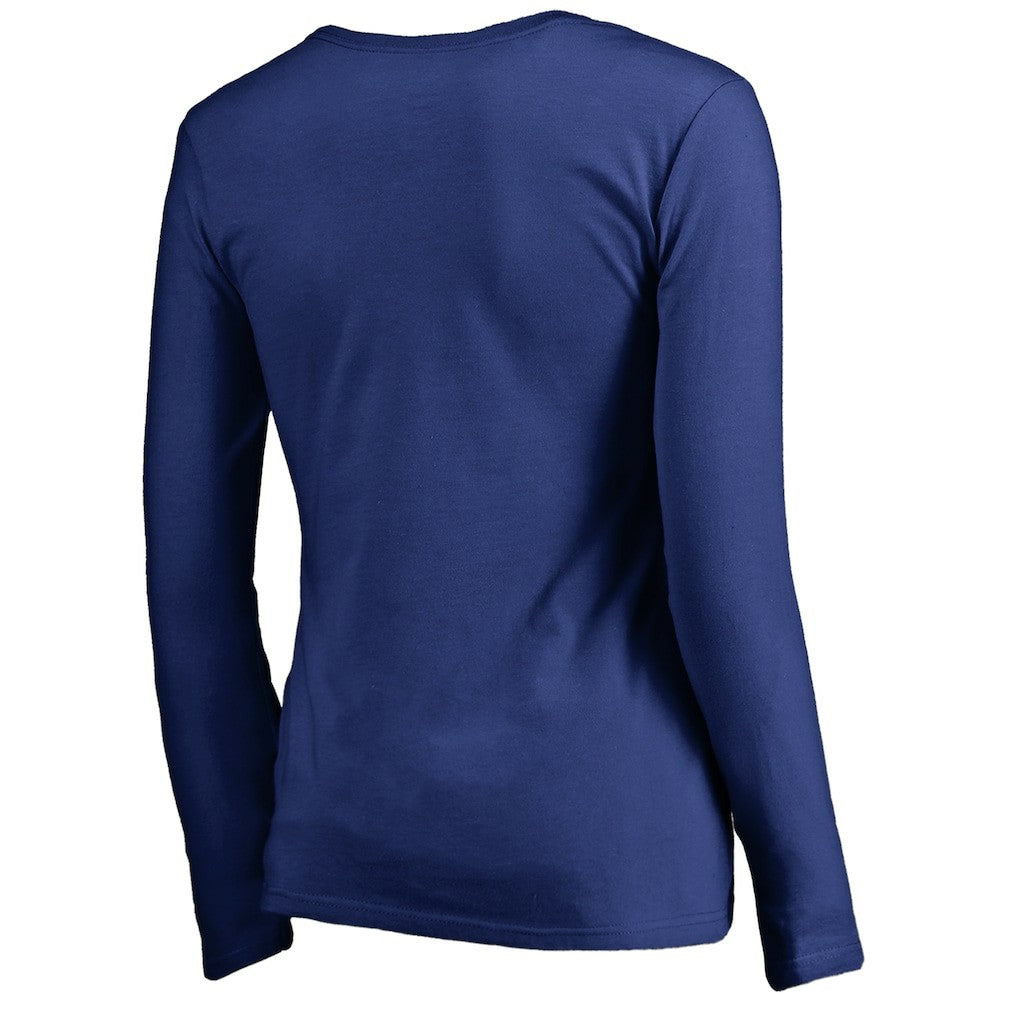 Buffalo Bills  Women's Primary Logo V-Neck Long-Sleeve T-Shirt