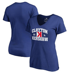Clayton Kershaw Los Angeles Dodgers Women's Player Hometown Collection V-Neck T-Shirt | MLB Sale