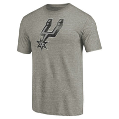 San Antonio Spurs Distressed Team Logo Tri-Blend T-Shirt Discount