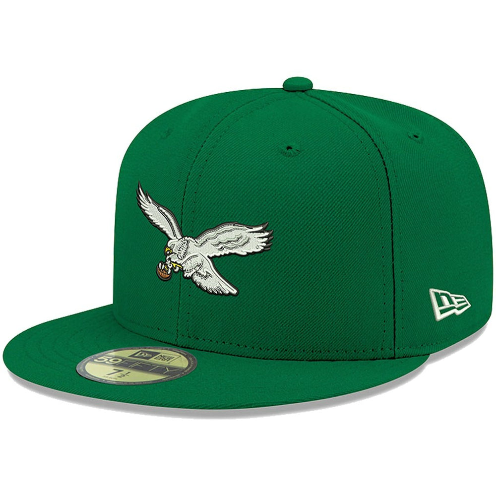 Philadelphia Eagles New Era Omaha Throwback 59FIFTY Fitted Hat