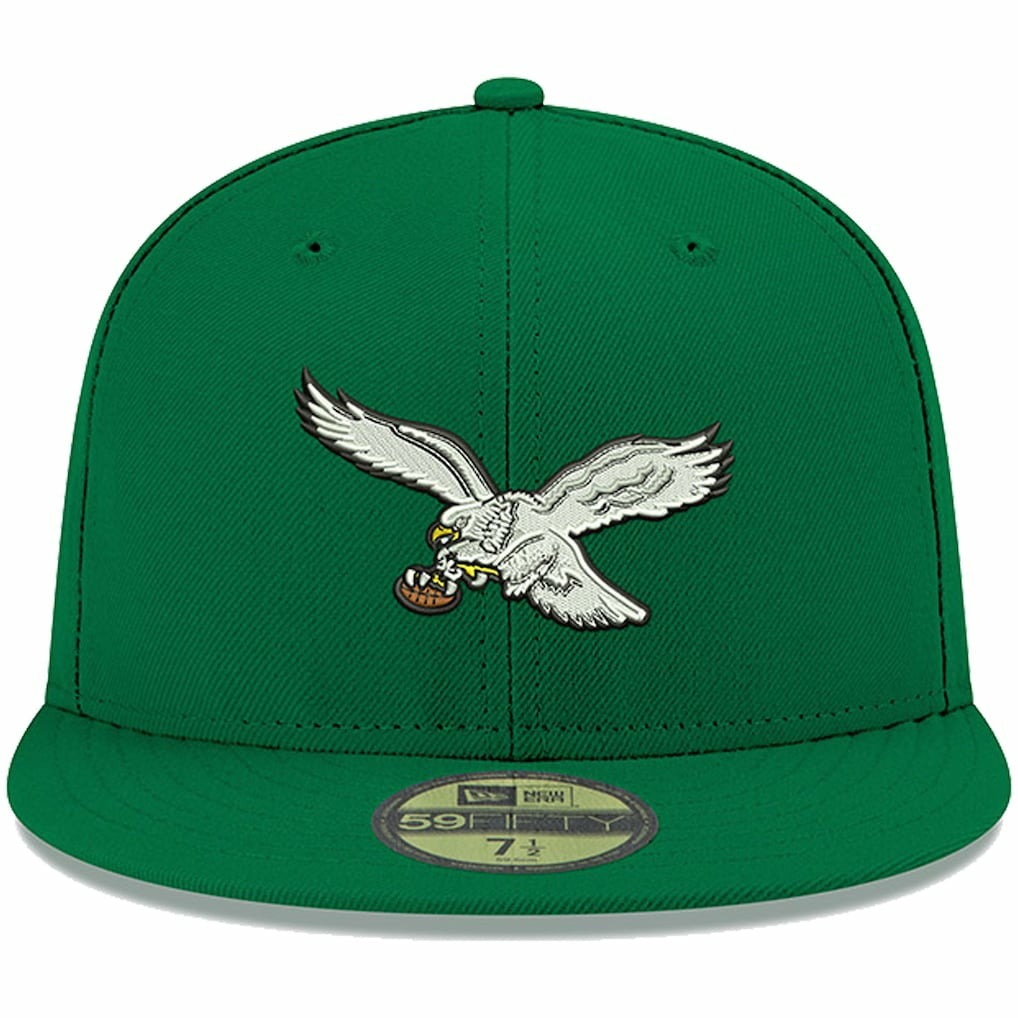 Philadelphia Eagles New Era Omaha Throwback 59FIFTY Fitted Hat