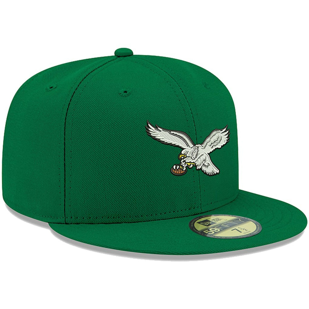 Philadelphia Eagles New Era Omaha Throwback 59FIFTY Fitted Hat