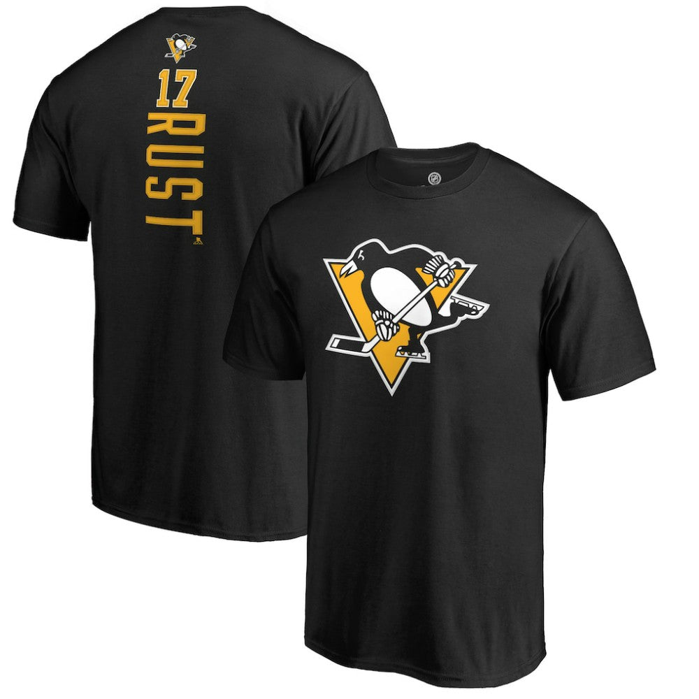 Bryan Rust Pittsburgh Penguins Backer Name & Number T-Shirt For Sale