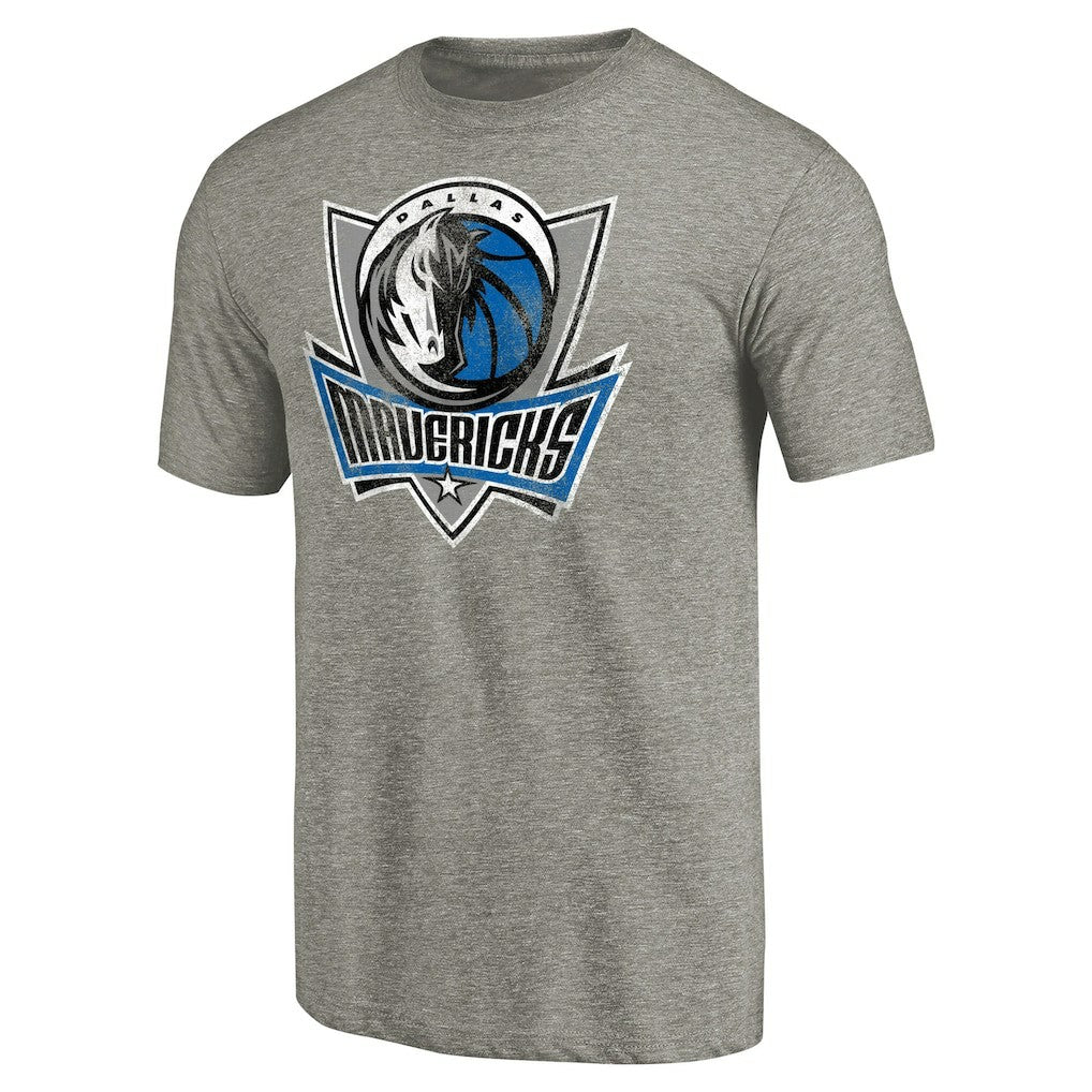 Dallas Mavericks Distressed Team Logo Tri-Blend T-Shirt sale Outlet