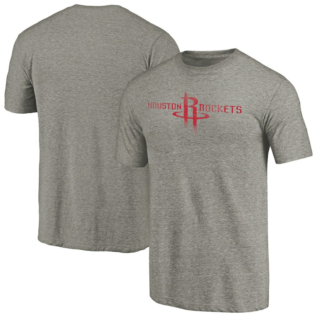 Houston Rockets Distressed Team Logo Tri-Blend T-Shirt Outlet