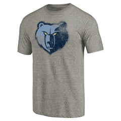 Memphis Grizzlies Distressed Team Logo Tri-Blend T-Shirt Discount