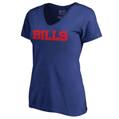 Buffalo Bills  Women's Wordmark V-Neck T-Shirt