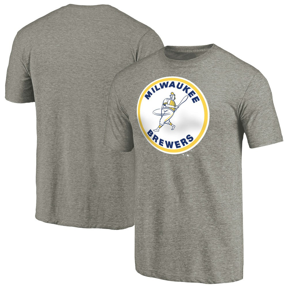 Milwaukee Brewers Cooperstown Collection Forbes Tri-Blend T-Shirt | MLB Shop