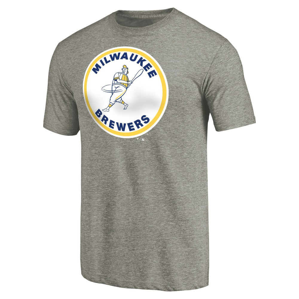 Milwaukee Brewers Cooperstown Collection Forbes Tri-Blend T-Shirt | MLB Shop