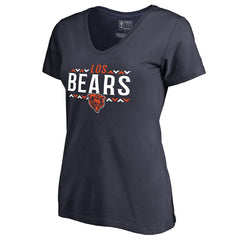 Chicago Bears  Women's Arriba V-Neck T-Shirt