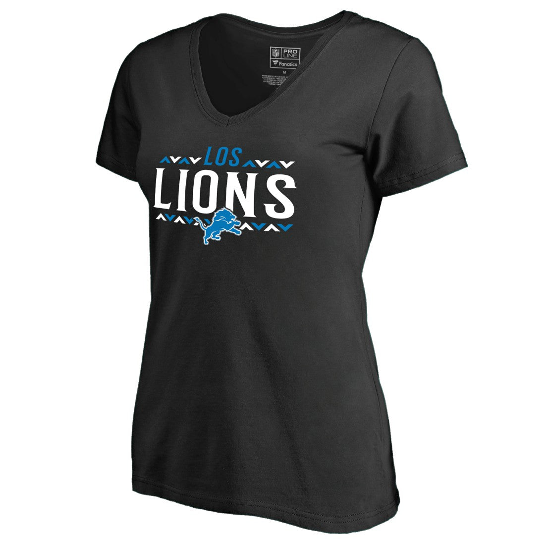 Detroit Lions  Women's Arriba V-Neck T-Shirt