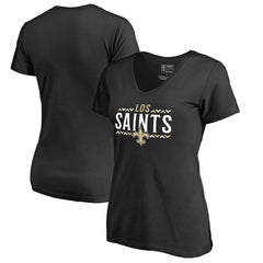 New Orleans Saints  Women's Arriba V-Neck T-Shirt