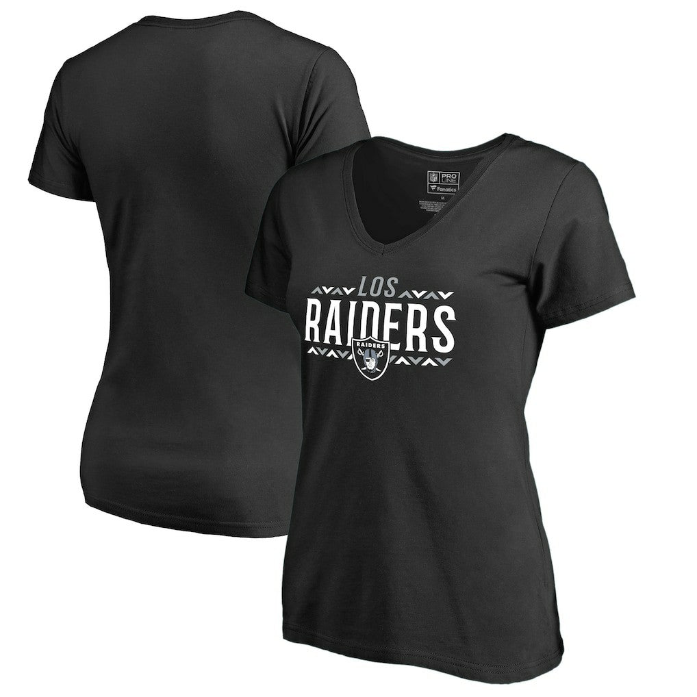 Las Vegas Raiders  Women's Arriba V-Neck T-Shirt
