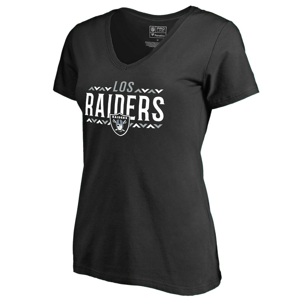 Las Vegas Raiders  Women's Arriba V-Neck T-Shirt