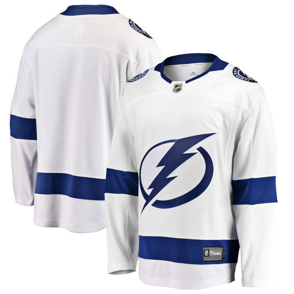 Tampa Bay Lightning Fanatics Breakaway Away Jersey For Sale