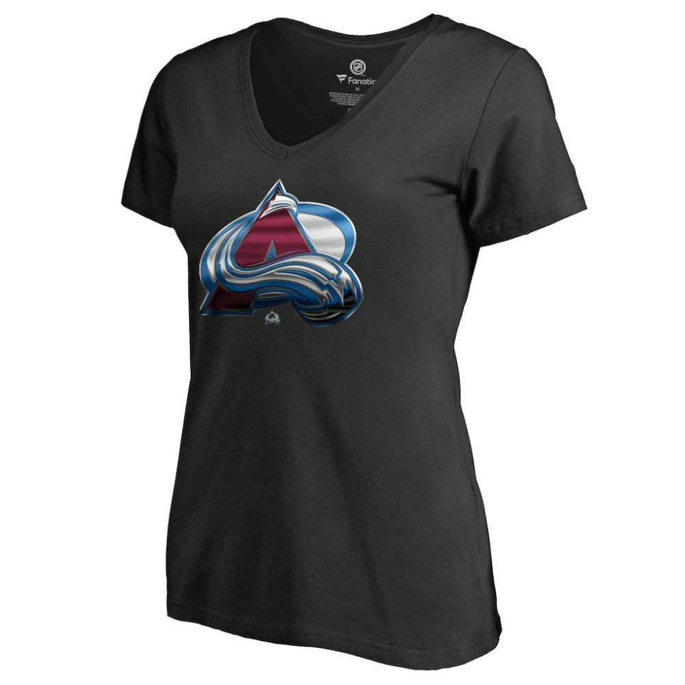 Colorado Avalanche Women's Midnight Mascot V-Neck T-Shirt On Sale