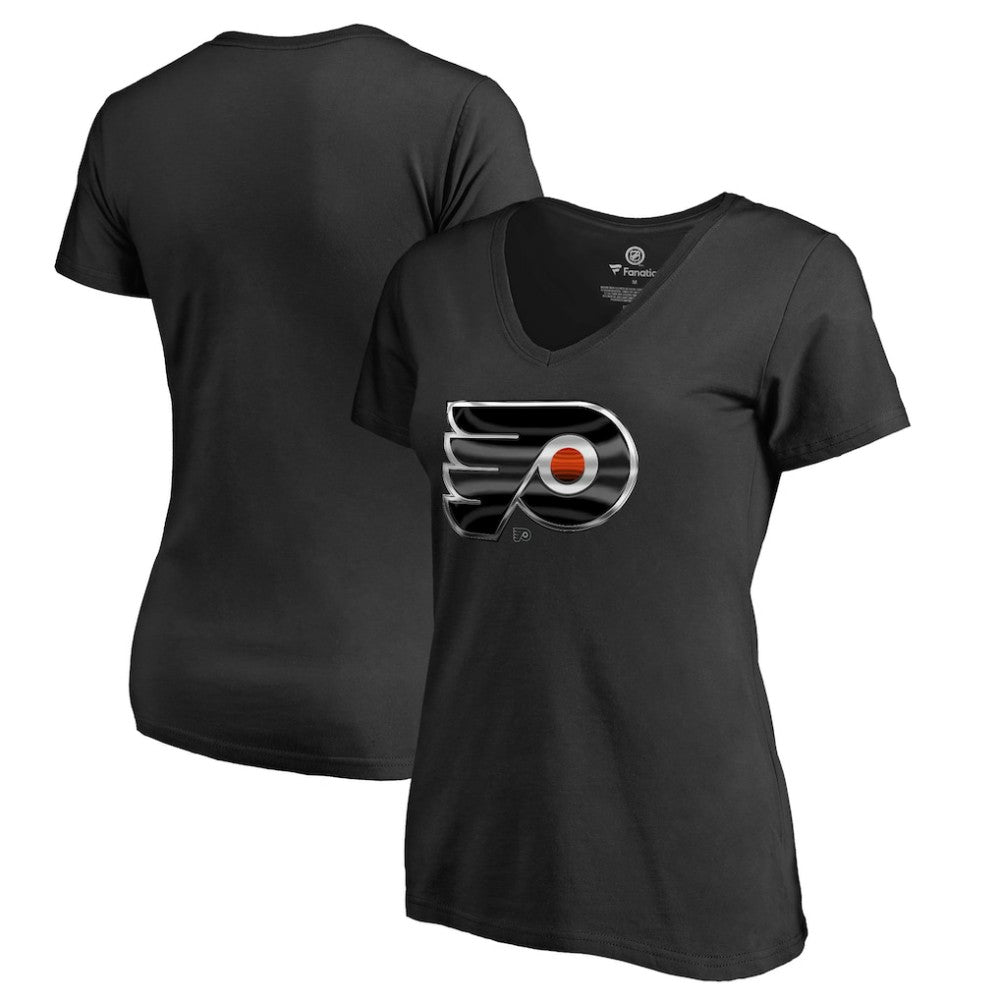 Philadelphia Flyers Women's Midnight Mascot V-Neck T-Shirt Sale