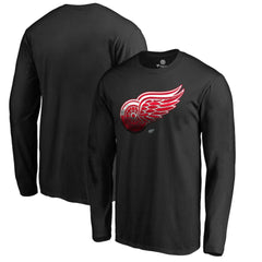 Detroit Red Wings Midnight Mascot Long Sleeve T-Shirt On Sale