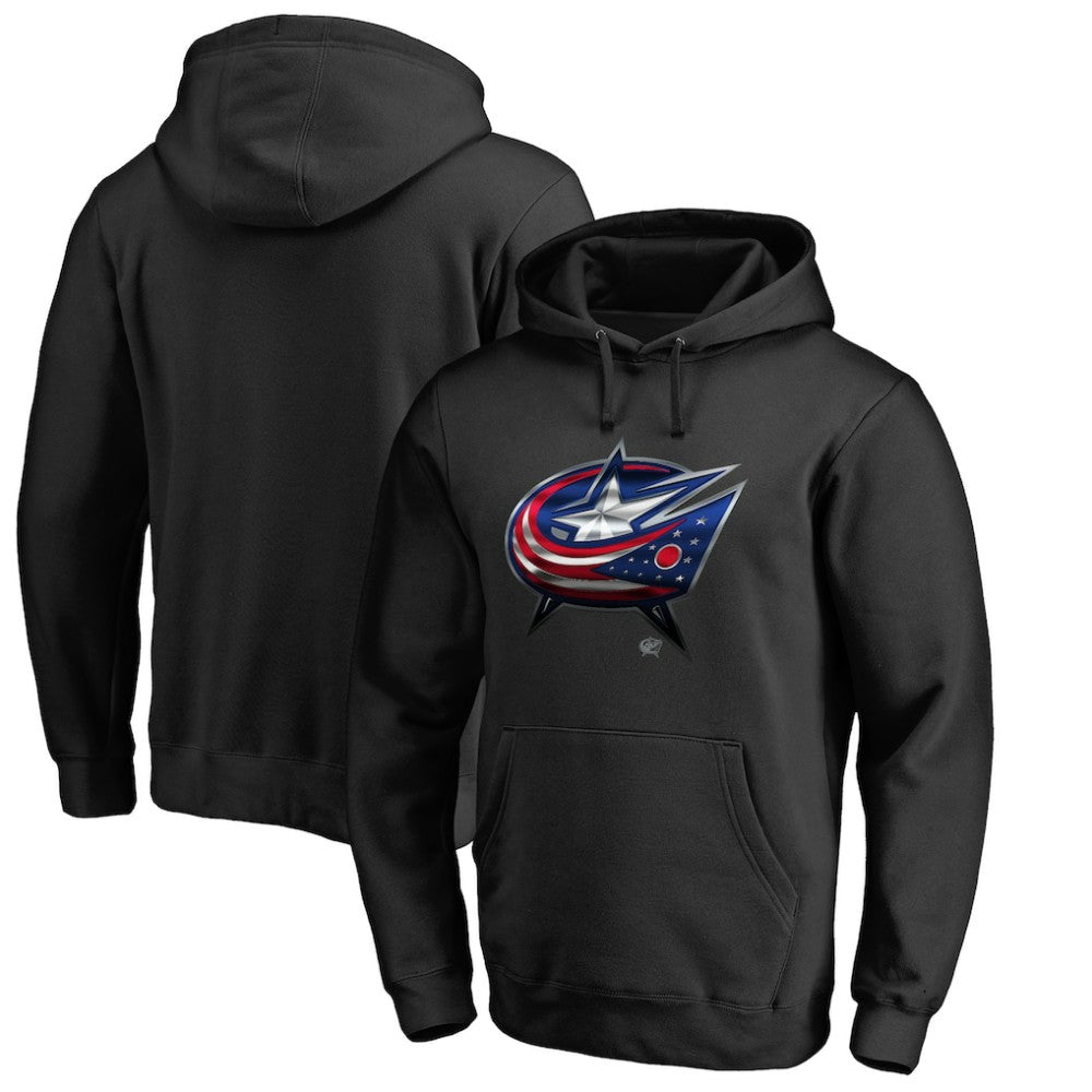 Columbus Blue Jackets Midnight Mascot Pullover Hoodie On Sale