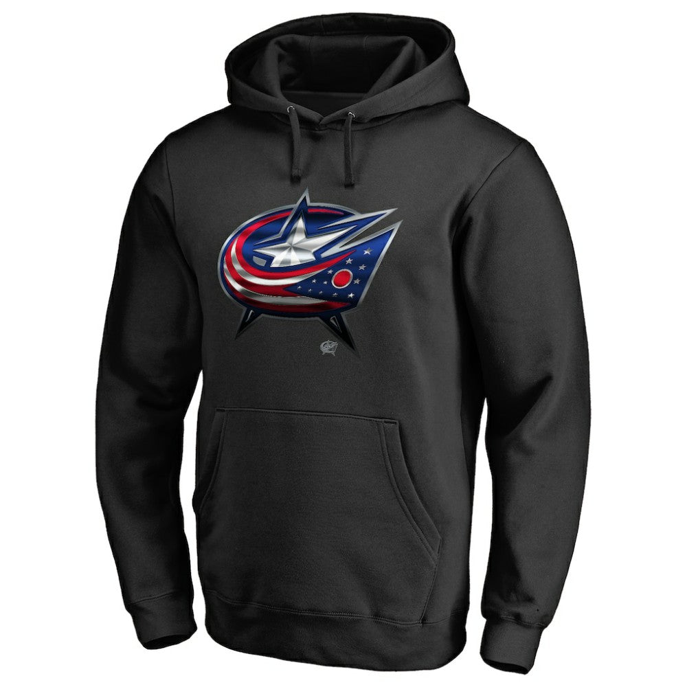 Columbus Blue Jackets Midnight Mascot Pullover Hoodie On Sale