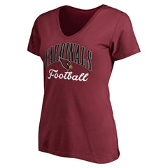 Arizona Cardinals  Women's Victory Script V-Neck T-Shirt