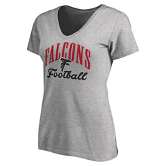 Atlanta Falcons  Women's Victory Script V-Neck T-Shirt
