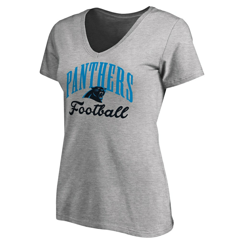 Carolina Panthers  Women's Victory Script V-Neck T-Shirt