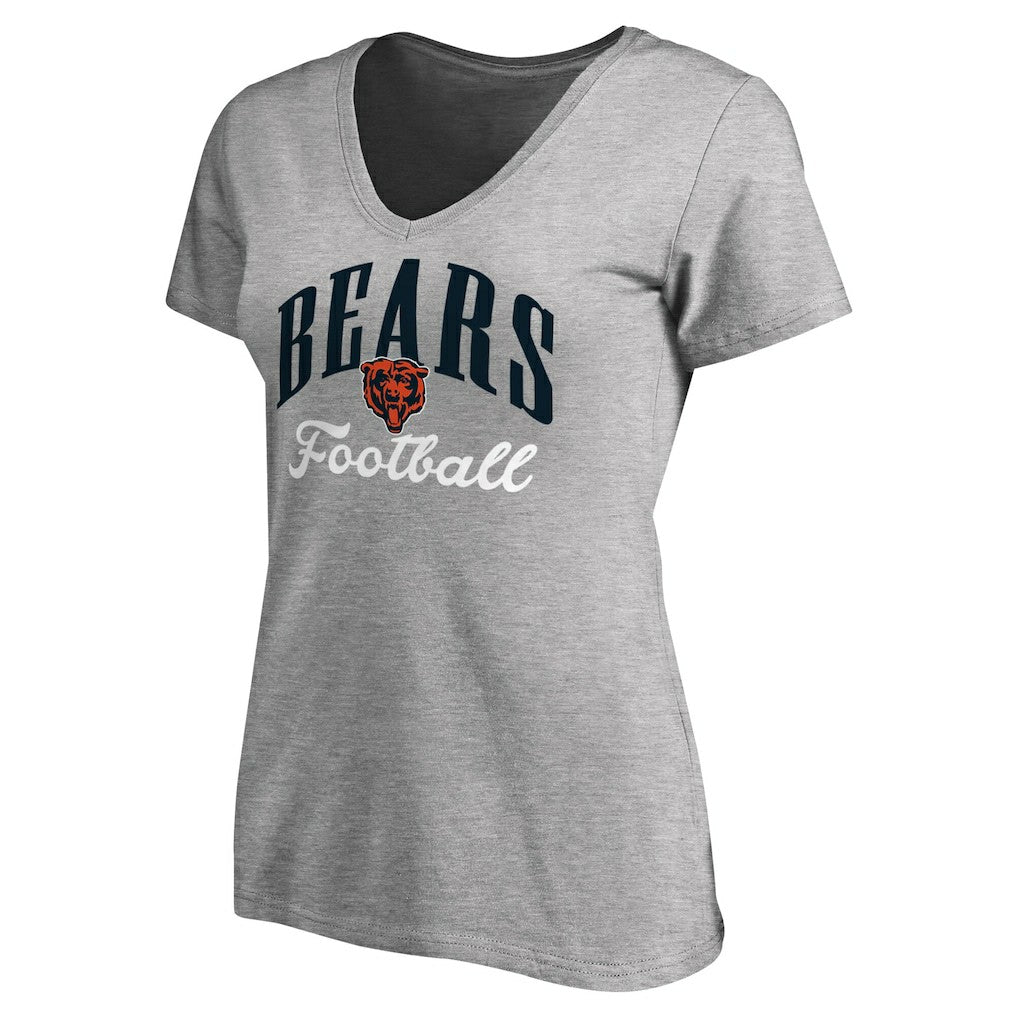 Chicago Bears  Women's Victory Script V-Neck T-Shirt