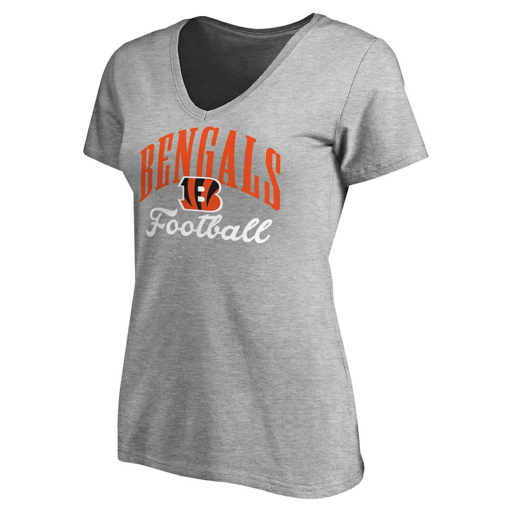 Cincinnati Bengals  Women's Victory Script V-Neck T-Shirt