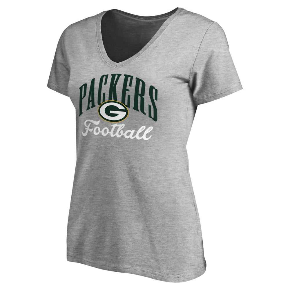 Green Bay Packers  Women's Victory Script V-Neck T-Shirt