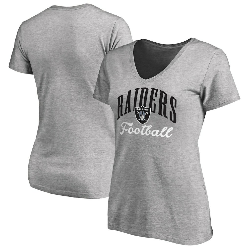Las Vegas Raiders  Women's Victory Script V-Neck T-Shirt