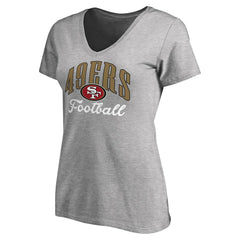 San Francisco 49ers  Women's Victory Script V-Neck T-Shirt
