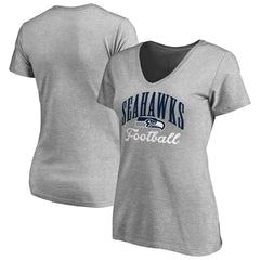 Seattle Seahawks  Women's Victory Script V-Neck T-Shirt