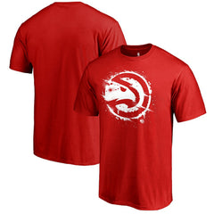 Atlanta Hawks Splatter Logo T-Shirt New
