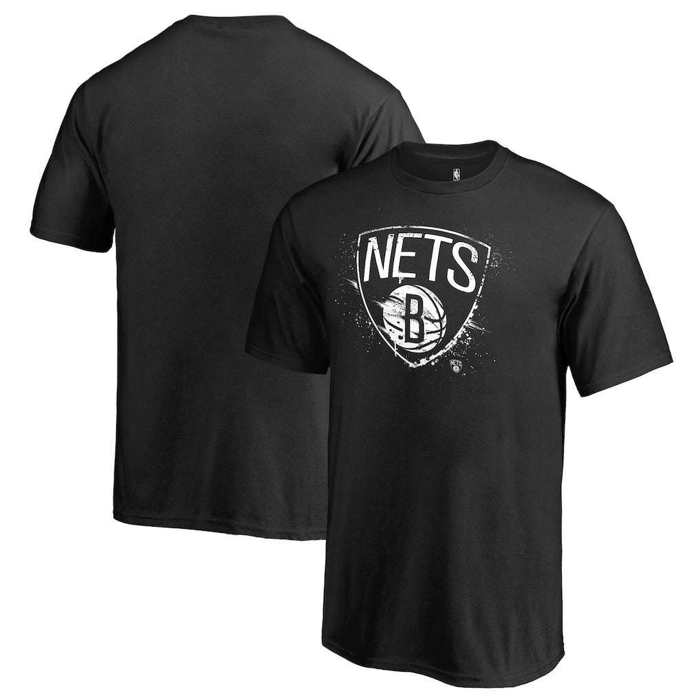 Brooklyn Nets Splatter Logo T-Shirt On Sale
