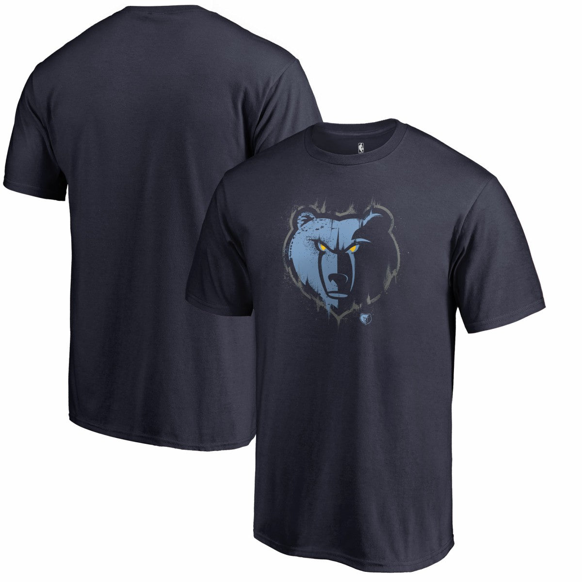 Memphis Grizzlies Splatter Logo T-Shirt For Sale