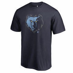 Memphis Grizzlies Splatter Logo T-Shirt For Sale